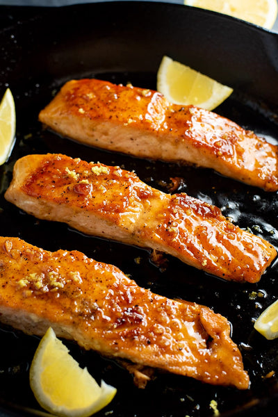 Bourbon Glazed Salmon