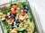 Mixed Greens and Blueberries Salad with Salmon