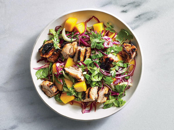 Tahini Chicken and Mango Salad